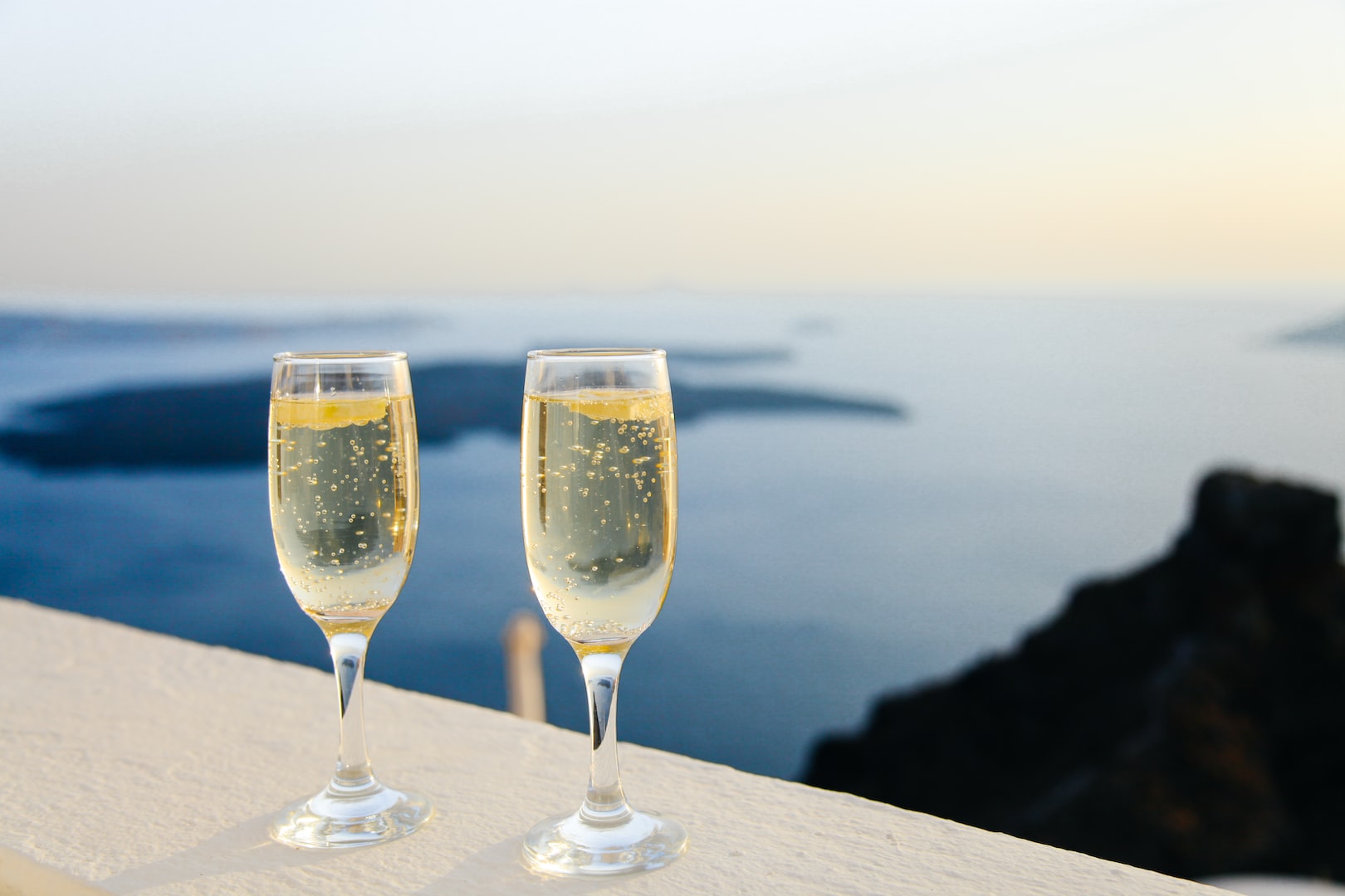 Champagne with a view